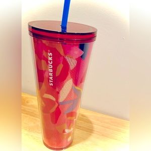 Starbucks, 24 oz, Spring Floral Peony Tumbler - NEW